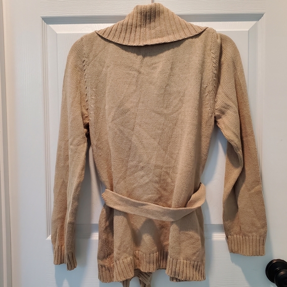 Vintage Y2K belted cardigan sweater, juniors size M - Picture 3 of 11